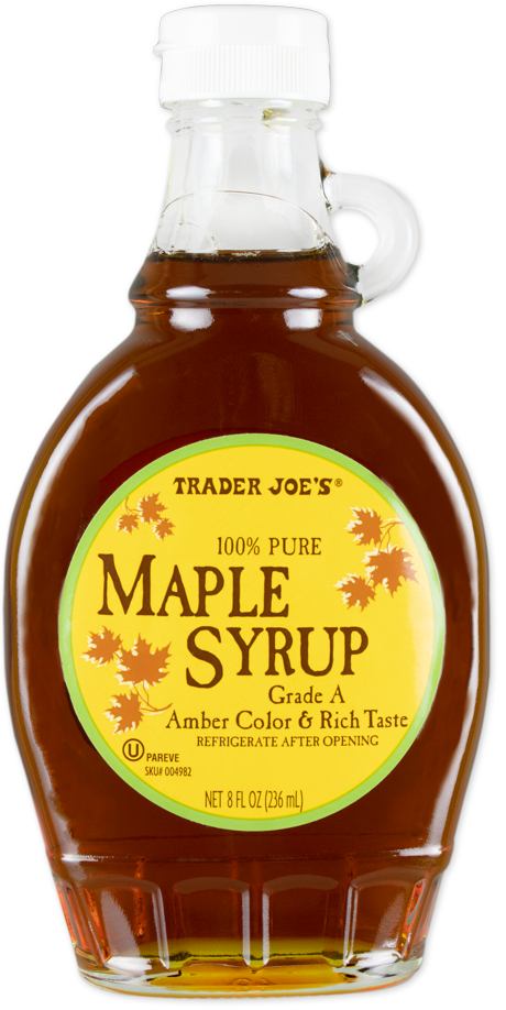 Trader Joe's Pure Grade A Maple Syrup bottle