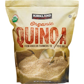 Kirkland Signature organic quinoa 4.5 lb resealable bag