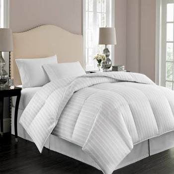 Hotel Grand European white down king comforter
