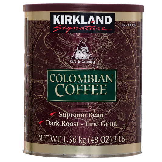 3 lb Kirkland Signature coffee with Supremo beans