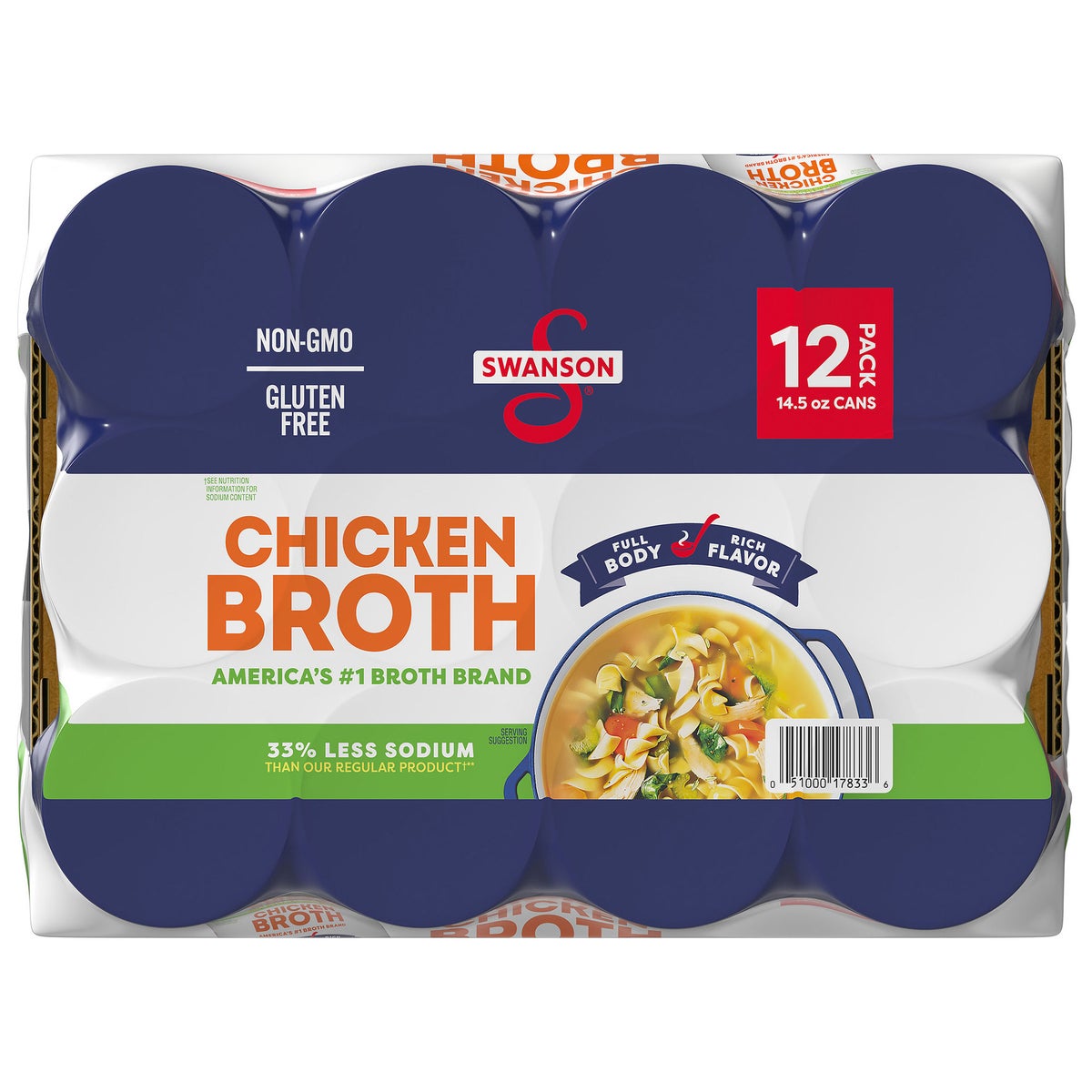 Swanson gluten free non-GMO chicken broth