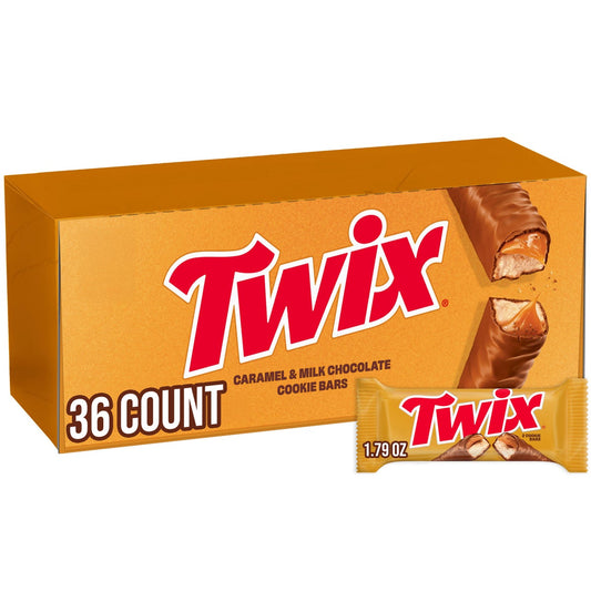 36-count Twix candy bars for sharing