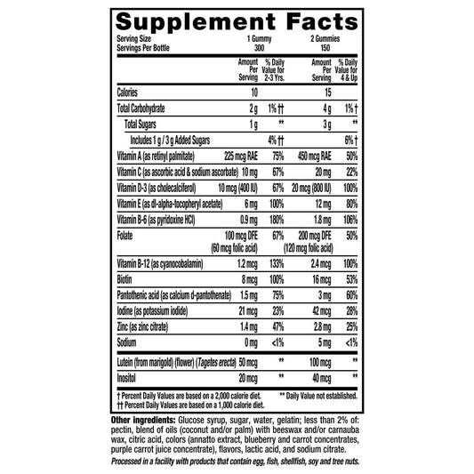 L'il Critters gummy bears vitamin supplement for kids