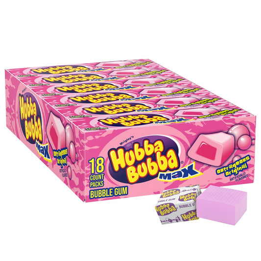 Hubba Bubba Max chewing gum 5-piece packs