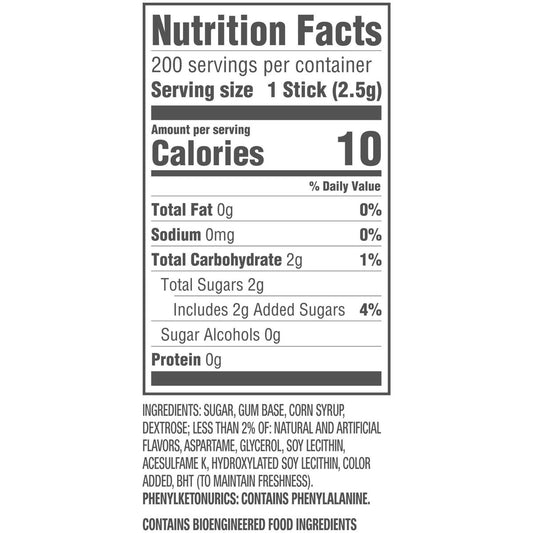 Juicy Fruit gum 5 sticks per pack