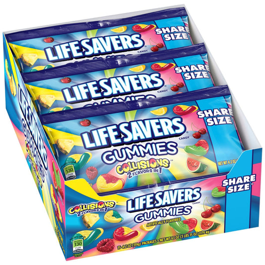 Life Savers gummy candy with mixed fruit flavors