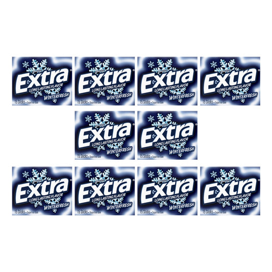 Slim pack Extra Winterfresh chewing gum packs