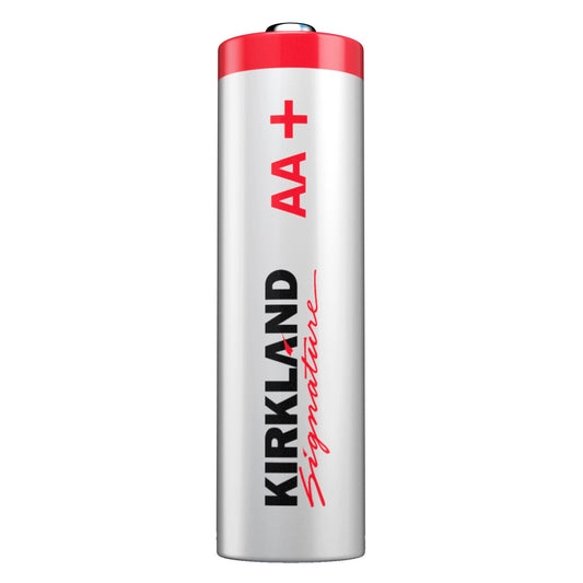 Kirkland Signature AA batteries with 12-year shelf life