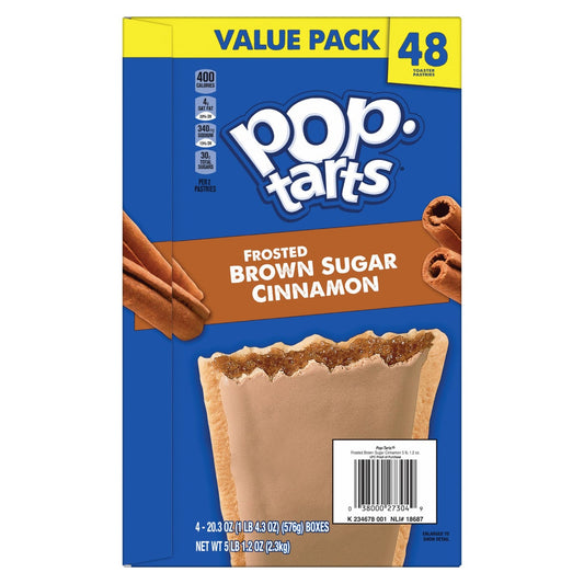 Frosted brown sugar cinnamon Pop-Tarts breakfast pastries