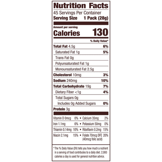 Goldfish cheddar snack crackers 1 oz individual bags