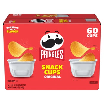 Pringles potato chips original flavor bulk case
