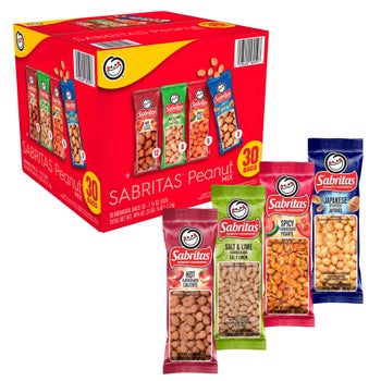 Sabritas Peanuts variety pack 30 count 1.625 oz bags