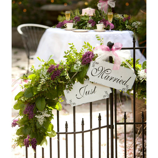 25 foot fresh garland for wedding decor