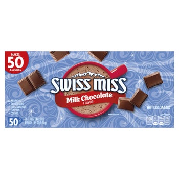 Swiss Miss milk chocolate hot cocoa mix 50-count box