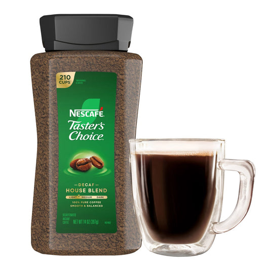 Nescafé House Blend light-medium roast decaf coffee