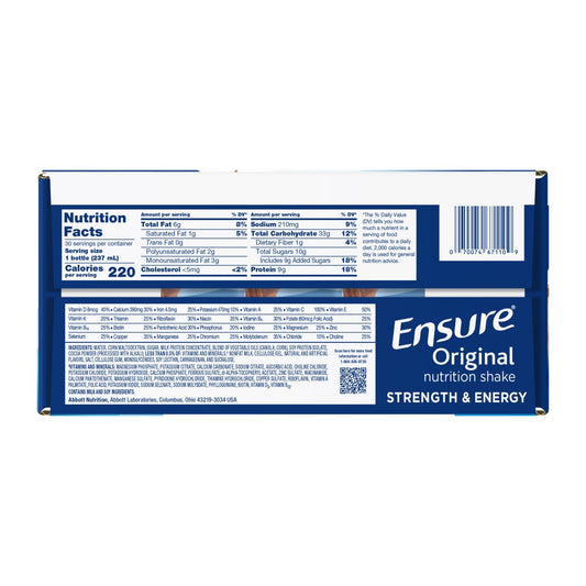 Ensure Original ready-to-drink nutrition shake bottle