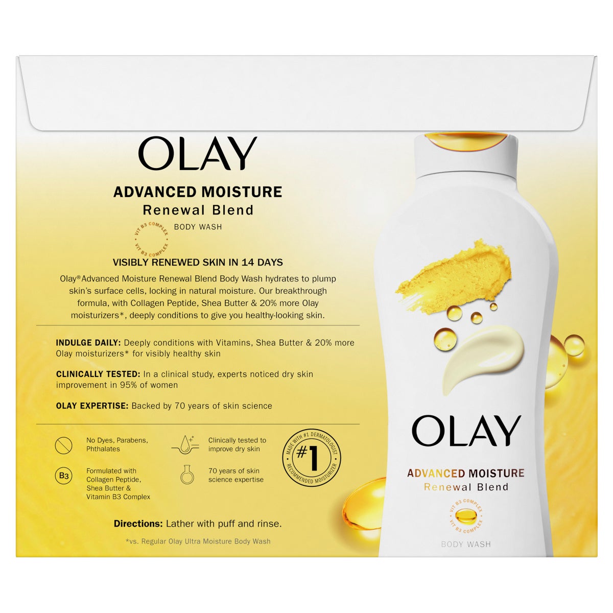 Olay body wash with shea butter 23.6 oz bottles