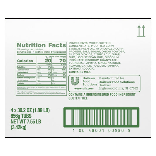 Knorr gluten free hollandaise sauce mix front view