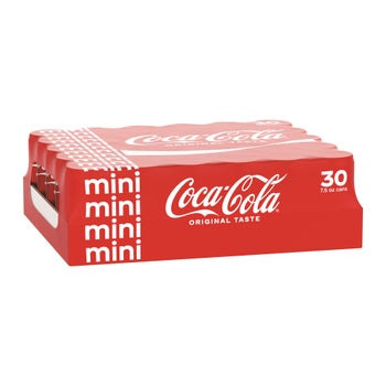 Coca-Cola Mini 7.5 fl oz soda cans 30-count