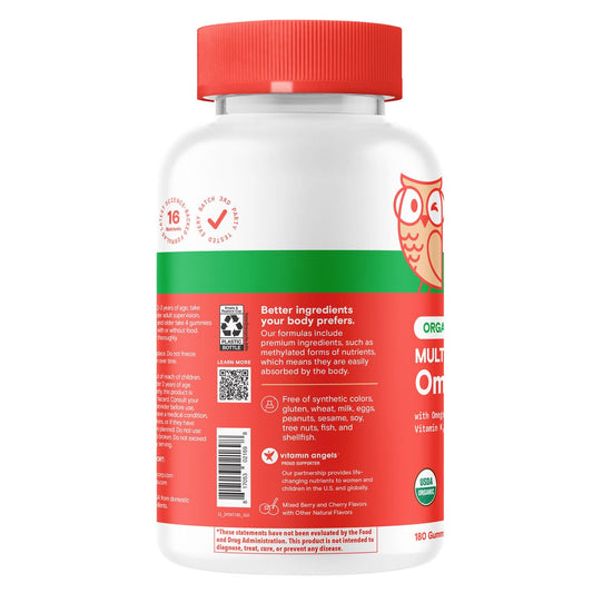 180-count SmartyPants gummy multivitamin bottle