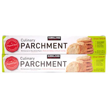 Kirkland Signature non-stick parchment paper rolls 2-pack