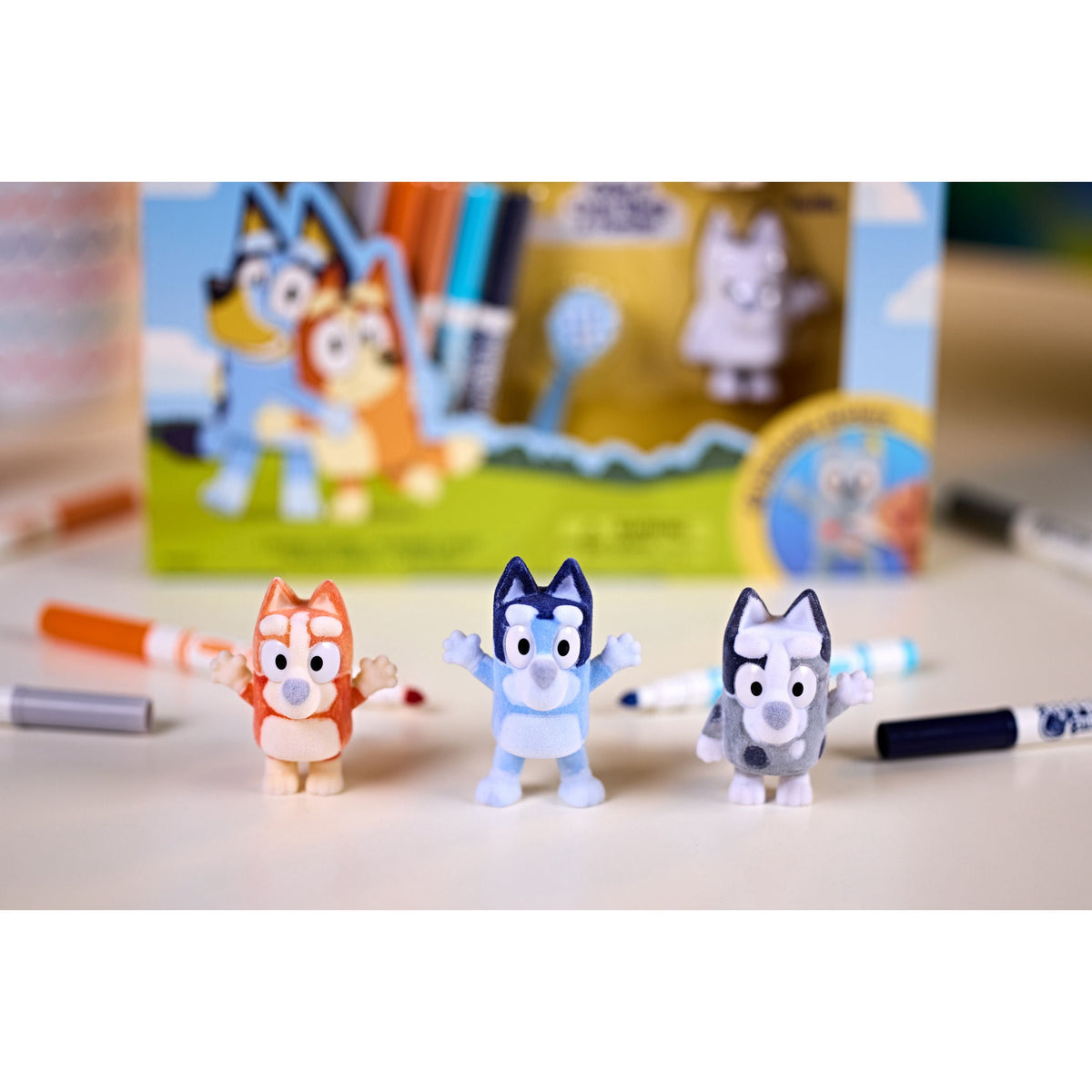 Bluey color-and-wash toy set for holiday gifting