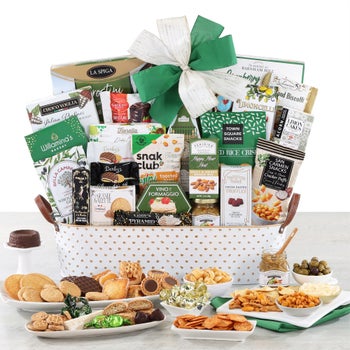 Wine Country sweet and savory gourmet gift basket