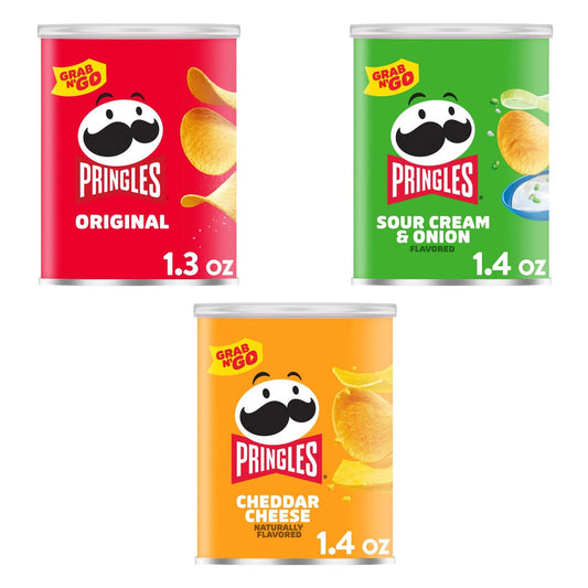 Pringles single-serve snack cans variety assortment