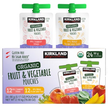 Kirkland Signature 3.17 oz organic snack pouches