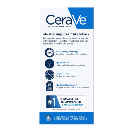 CeraVe moisturizing cream 16 oz jar with lid