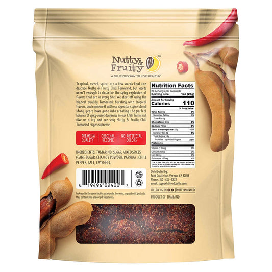 Sweet and spicy tamarind fruit snack by Nutty & Fruity
