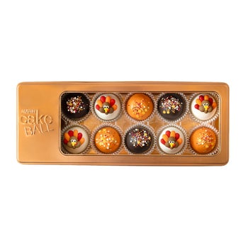 Austin Cake Ball Thanksgiving Collection 12 cake balls gift assortment