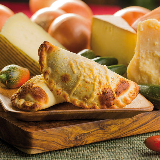 Frozen baked veggie empanadas by Nuchas
