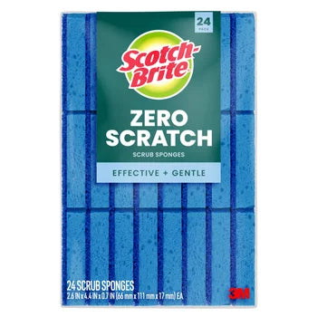 Scotch-Brite Zero Scratch Sponge 24-count pack