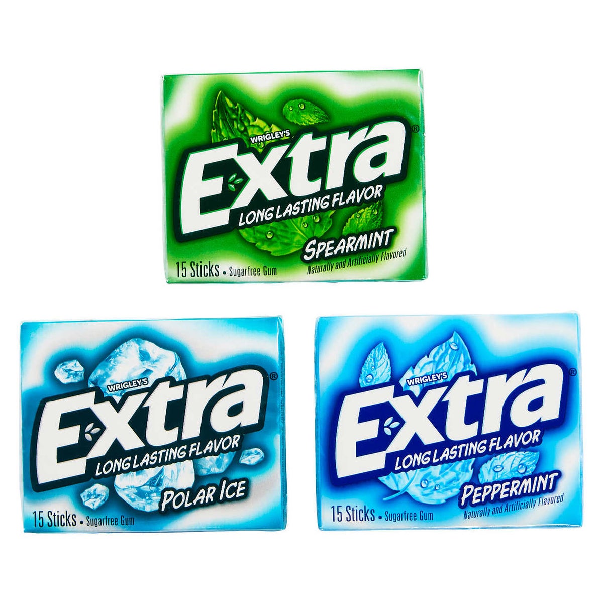 Extra 18-count mint gum variety pack