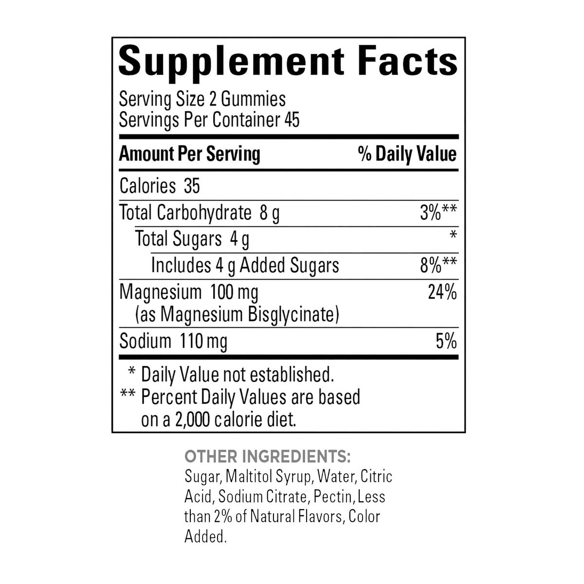 Nature Made magnesium glycinate 90 count bottle