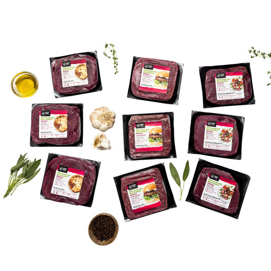 Grass-fed New Zealand venison medallions in packaging