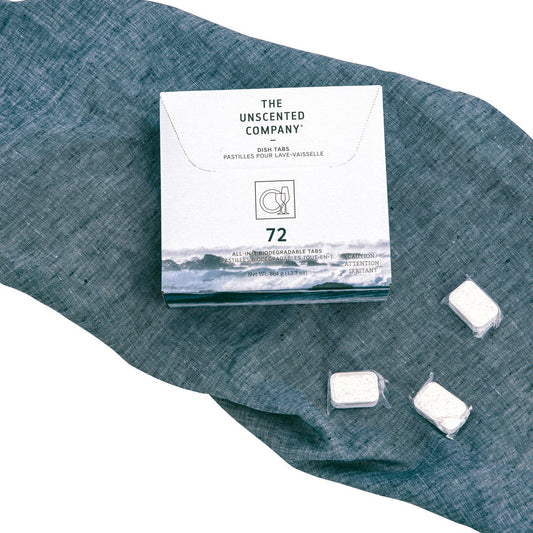 Unscented earth-friendly dishwasher tabs by The Unscented Company