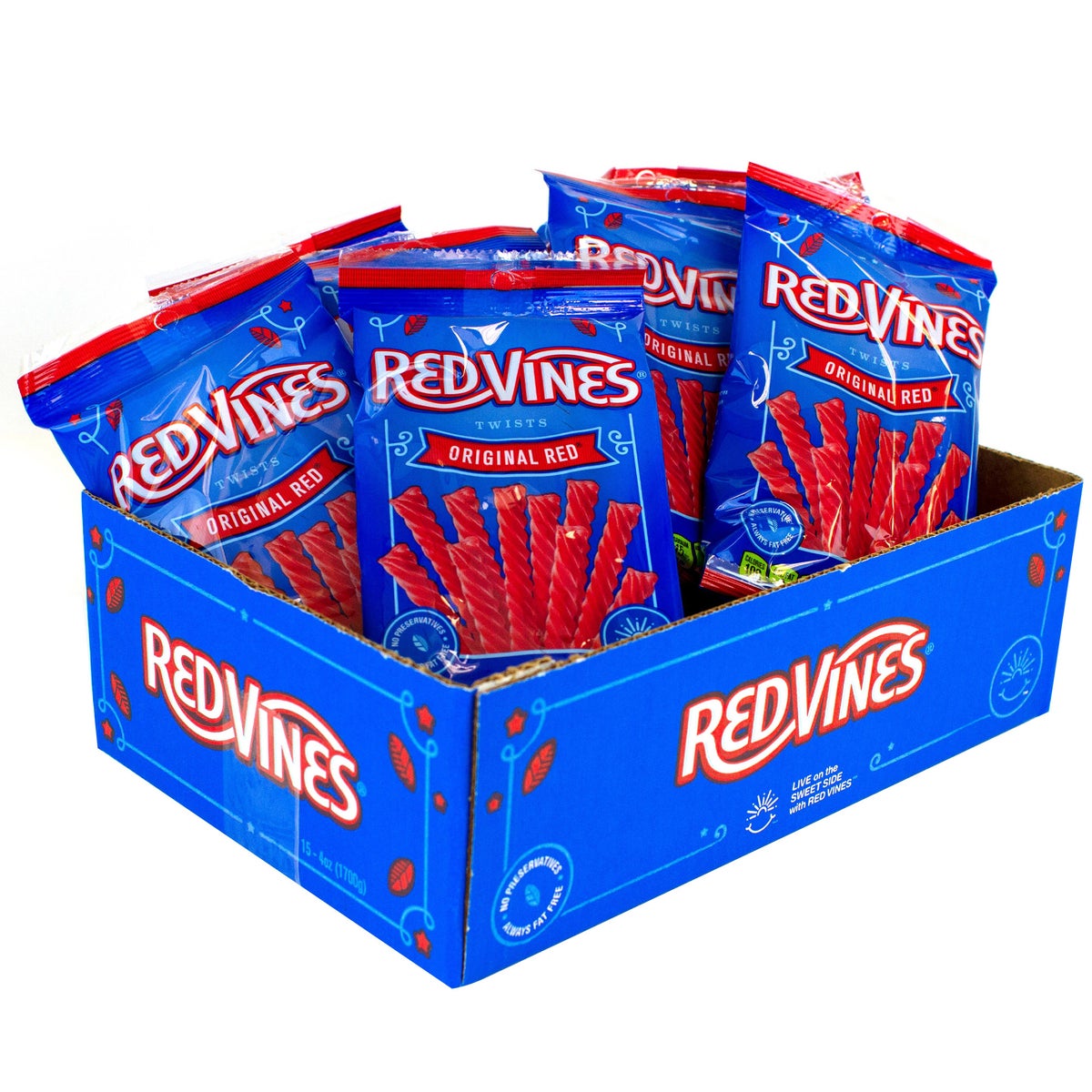 Original red licorice twists 15-count pack