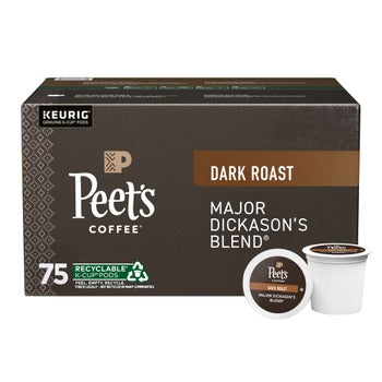 Peet's Coffee Major Dickason's Blend compatible K-Cup pods