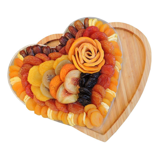 36 oz dried fruit gift tray with peaches