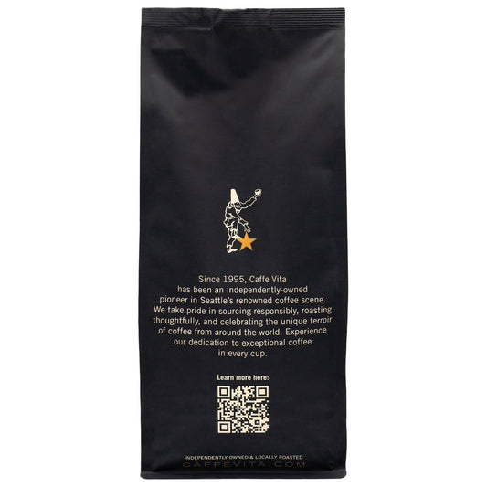 Light-medium roast ground coffee bags by Caffe Vita