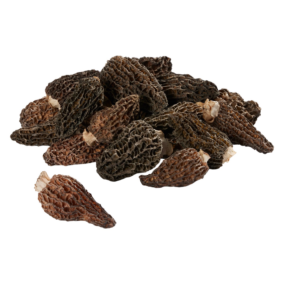 Shelf-stable dried morel mushrooms for gourmet cooking