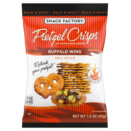 Snack Factory Original Pretzel Crisps snack bags