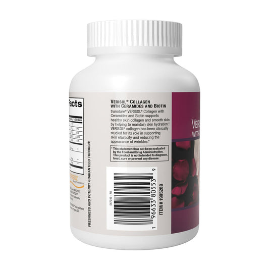 trunature collagen supplement 200 count front label