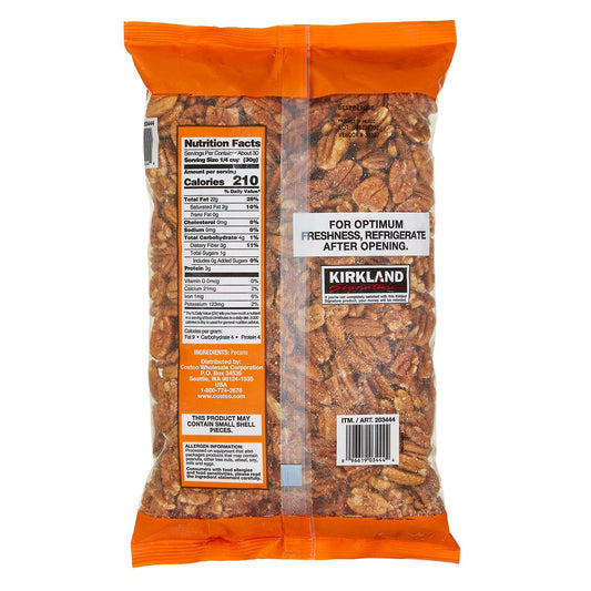 US Fancy grade pecan halves packaging