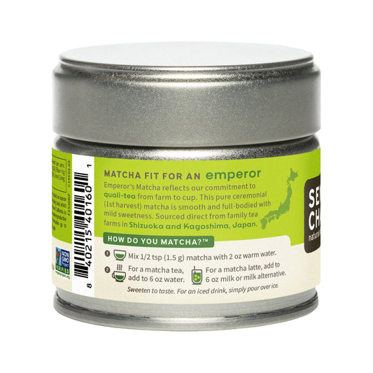 Sencha Naturals matcha tin set from Japan