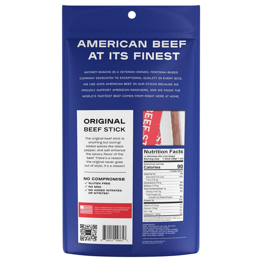 Anthem beef sticks made with American beef