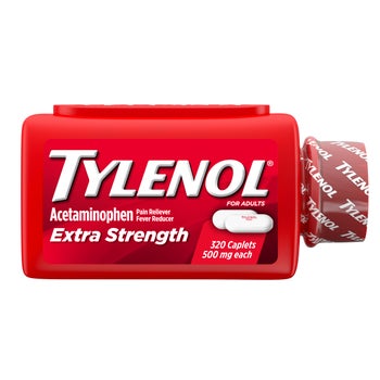 Tylenol Extra Strength 500 mg caplets 320 count bottle