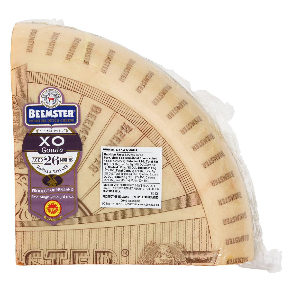 Cow’s milk Gouda cheese for boards and entertaining
